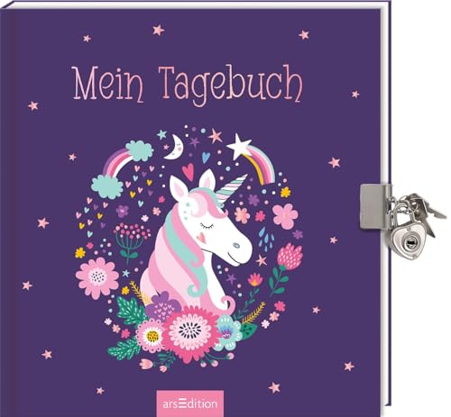 Mein Tagebuch – Einhorn (mit Schloss): Eintragbuch zum Sammeln persönlicher Erlebnisse und Gedanken | liniert und zauberhaft gestaltet für Kinder ab 6 Mein Tagebuch – Einhorn (mit Schloss): Eintragbuch zum Sammeln persönlicher Erlebnisse und Gedanken | liniert und zauberhaft gestaltet für Kinder ab 6