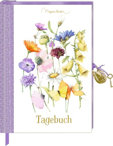 Tagebuch mit Schloss – Tagebuch: Marjolein Bastin - GartenLiebe: Tagebuch | Notizbuch | A5 | liniert | mit Sprüchen | 204 Seiten | hochwertige ... | Bullet Journal | Für Ideen und Gedanken von Coppenrath Verlag GmbH & Co. KG