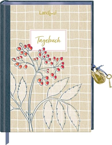 Tagebuch mit Schloss: LandLust: 204 Seiten mit Punkteraster, Leseband und hochwertigem Metallschloss Tagebuch mit Schloss: LandLust: 204 Seiten mit Punkteraster, Leseband und hochwertigem Metallschloss von Coppenrath F