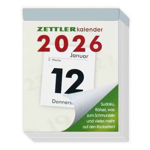 Tagesabreißkalender klein 2026 - Kalender; Tageskalender; Abreißer; Tagesabreißkalender klein 2026 - Kalender; Tageskalender; Abreißer; von Trötsch Verlag GmbH & Co. Kg