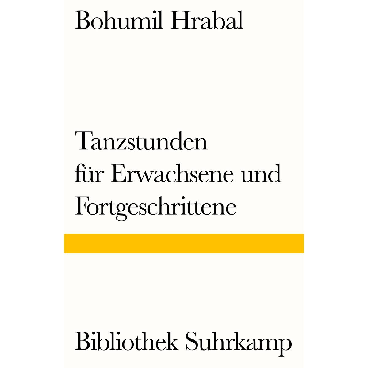 Tanzstunden für Erwachsene und Fortgeschrittene von Suhrkamp Verlag