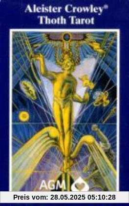 Tarotkarten, Original Aleister Crowley Thoth Tarot, Pocketausgabe: Mit Beiheft: Eine Beschreibung von Aleister Crowley, mit e. Vorw. v. Hymenaeus Beta, 50 S
