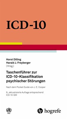 Taschenführer zur ICD-10-Klassifikation psychischer Störungen von Hogrefe (vorm. Verlag Hans Huber )