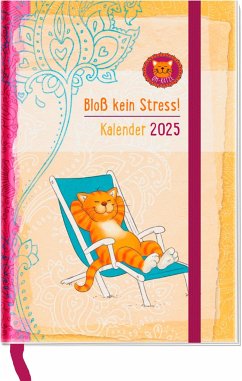 Taschenkalender 2025: Om-Katze: Bloß kein Stress! von Pattloch