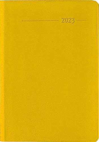 Taschenkalender Buch PVC amber 2023 - Büro-Kalender 8x11,5 cm - 1 Woche 2 Seiten - 144 Seiten - Notiz-Heft - Alpha Edition von Alpha