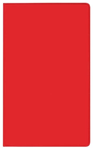 Taschenkalender Modus geheftet PVC rot 2025: Terminplaner mit 2-Wochenkalendarium. Wiederverwendbarer Buchkalender 1 Woche 1 Seite. 8,7 x 15,3 cm von Korsch Verlag