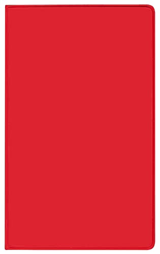 Taschenkalender Modus geheftet PVC rot 2026: Terminplaner mit 2-Wochenkalendarium. Wiederverwendbarer Buchkalender 1 Woche 1 Seite. 8,7 x 15,3 cm von Korsch Verlag