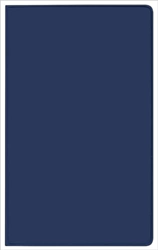 Taschenkalender Pluto geheftet PVC blau 2024: Terminplaner mit Monatskalendarium und Uhrzeit. Dünner Buchkalender - wiederverwendbar. 1 Monat 2 Seiten. 8,7 x 15,3 cm von Korsch Verlag