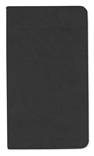 Taschenkalender Tucson schwarz 2022 - Büro-Kalender 9x15,6 cm - 1 Woche 2 Seiten - 128 Seiten - mit weichem Tucson-Einband - Alpha Edition