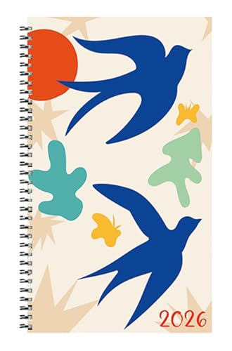 Taschenkalender Youngtimer Vögel 2026: Terminplaner mit trendigem Cover. Wochenkalendarium. Ringbuch mit Hardcover. 1 Woche 2 Seiten. 8,7 x 15,3 cm Taschenkalender Youngtimer Vögel 2026: Terminplaner mit trendigem Cover. Wochenkalendarium. Ringbuch mit Hardcover. 1 Woche 2 Seiten. 8,7 x 15,3 cm von Korsch Verlag