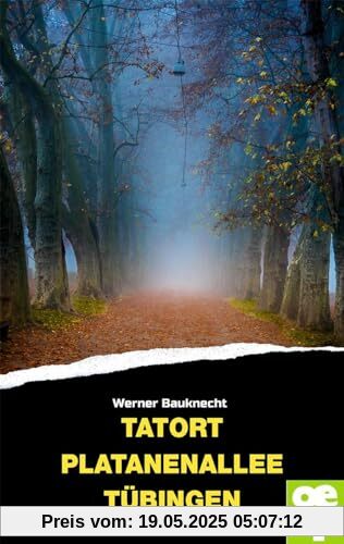 Tatort Platanenallee Tübingen: Krimi