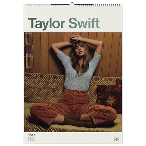 Taylor Swift Offizieller Wandkalender 2025, 29,5 x 41,8 cm, A3, BrownTrout | Musik-Pop-Sänger, Songwriter, Promi Taylor Swift Offizieller Wandkalender 2025, 29,5 x 41,8 cm, A3, BrownTrout | Musik-Pop-Sänger, Songwriter, Promi