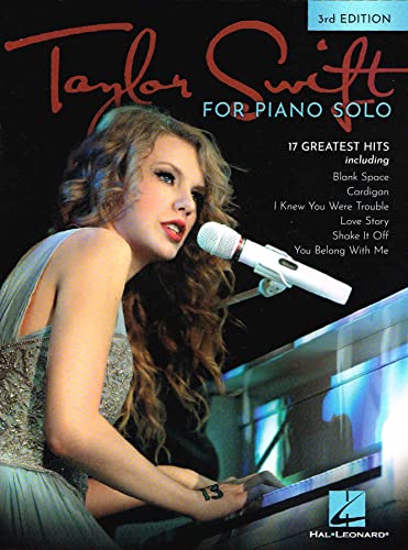 Taylor Swift for Piano Solo: 17 Greatest Hits