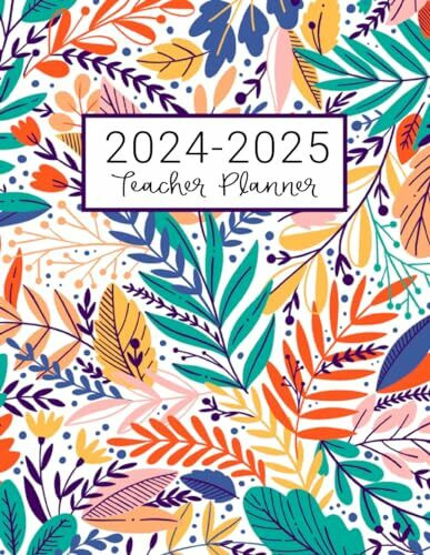 Teacher Planner: Lesson Plan for Class Organization | Weekly and Monthly Agenda | Academic Yea...