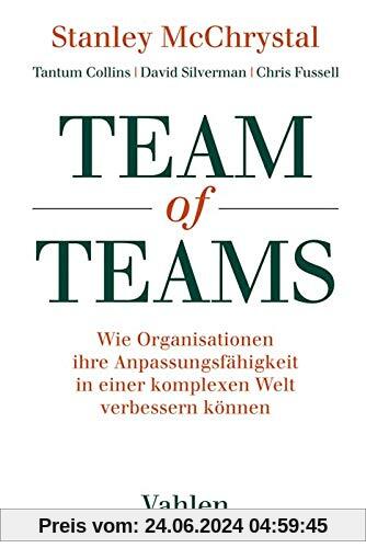 Team of Teams: Wie Organisationen ihre Anpassungsfähigkeit in einer komplexen Welt verbessern können