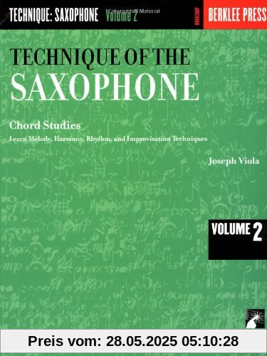 Technique of the Saxophone - Volume 2: Chord Studies