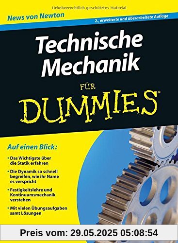 Technische Mechanik für Dummies (Fur Dummies)