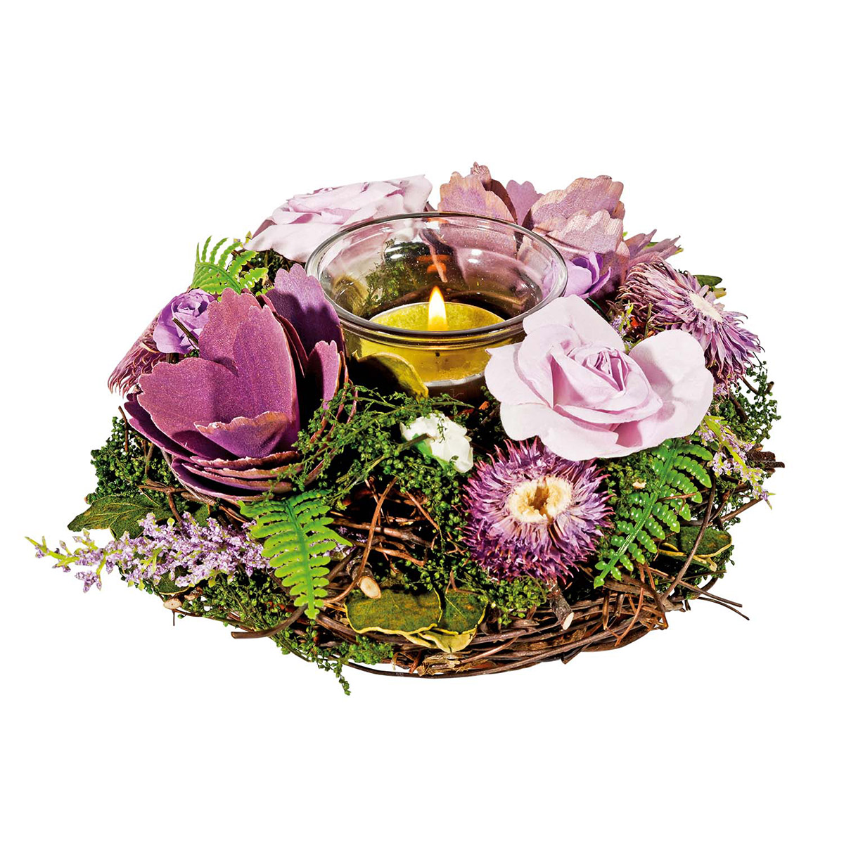 Teelichthalter »Blumenbouquet« Teelichthalter »Blumenbouquet« von St. Benno Verlag