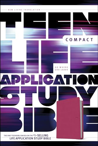 Teen Life Application Study Bible-NLT-Compact: New Living Translation, Pink Love Edition, LeatherLike