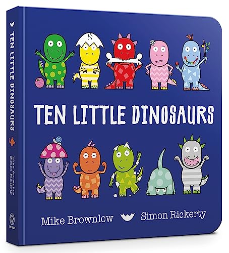 Ten Little Dinosaurs Board Book