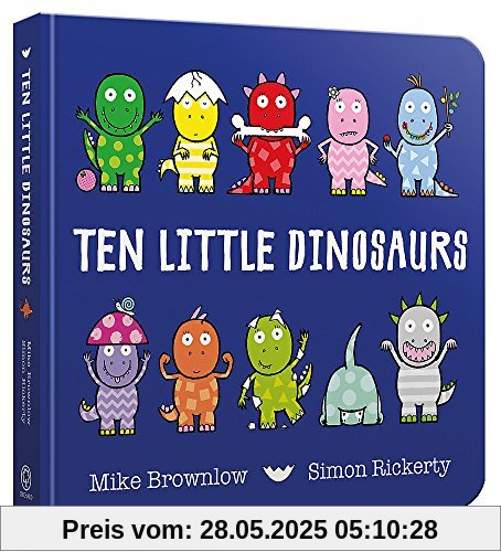 Ten Little Dinosaurs: Board Book