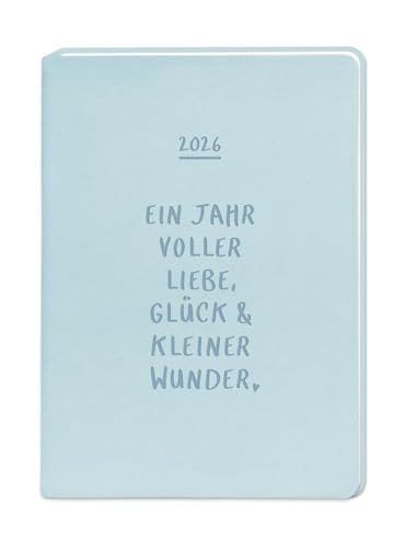 Terminplaner Lederlook 2026 Hellblau: Terminplaner Lederlook A6 Terminplaner Lederlook 2026 Hellblau: Terminplaner Lederlook A6 von Grafik Werkstatt "Das Original"