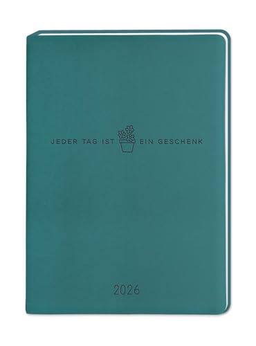 Terminplaner Lederlook 2026 Petrol: Terminplaner Lederlook A6 Terminplaner Lederlook 2026 Petrol: Terminplaner Lederlook A6 von Grafik Werkstatt "Das Original"