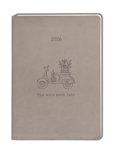 Terminplaner Lederlook 2026 Taupe: Terminplaner Lederlook A6 Terminplaner Lederlook 2026 Taupe: Terminplaner Lederlook A6 von Grafik Werkstatt "Das Original"