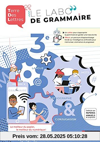 Terre des Lettres 3e - Cahier de Français - 2021