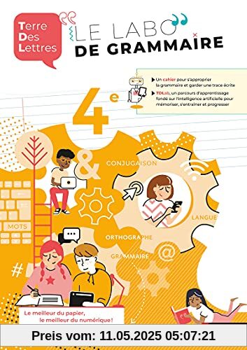 Terre des Lettres 4e - Cahier de Français - 2021