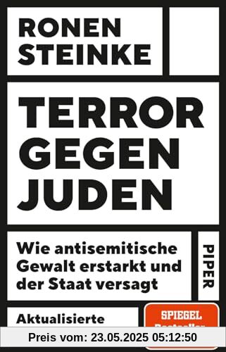 Terror gegen Juden: Wie antisemitische Gewalt erstarkt und der Staat versagt | Eine Anklage: alarmierende Reportage, aktualisiert seit dem 7. Oktober 2023 – mit einer Chronik antisemitischer Gewalt