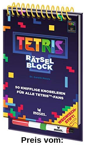 Tetris™ Rätselblock - 50 knifflige Knobeleien | Für Kinder und Erwachsene ab 12 Jahren