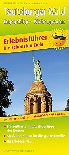 Teutoburger Wald, Eggegebirge - Wiehengebirge: Erlebnisführer mit Informationen zu Freizeiteinrichtungen auf der Kartenrückseite, wetterfest, ... GPS-genau. 1:170000 (Erlebnisführer: EF)