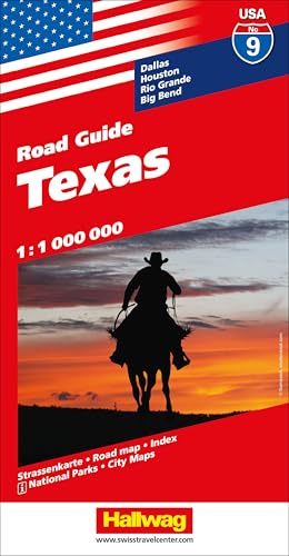 Texas USA Road Guide Nr. 09 1:1 Mio. (Hallwag Strassenkarten, Band 9) von Hallwag Kümmerly & Frey