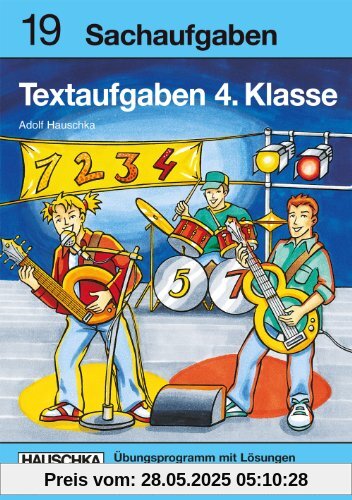 Textaufgaben 4. Klasse. Sachaufgaben