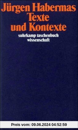 Texte und Kontexte (suhrkamp taschenbuch wissenschaft)