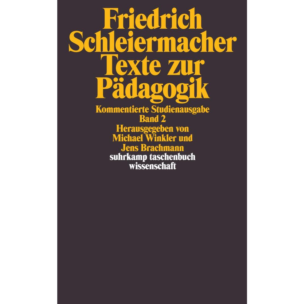 Texte zur Pädagogik 2 Texte zur Pädagogik 2 von Suhrkamp Verlag AG
