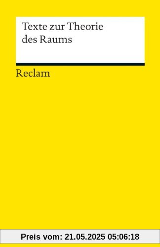 Texte zur Theorie des Raums