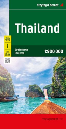 Thailand, Autokarte 1:900.000, freytag & berndt: Infos, Innenstadtplan (freytag & berndt Auto + Freizeitkarten) von Freytag-Berndt und ARTARIA