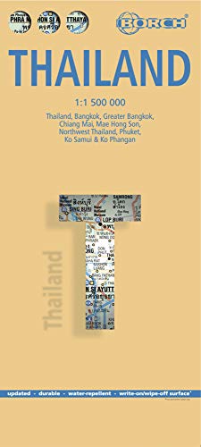 Thailand 1 : 1 500 000 (Borch Maps) von Borch GmbH