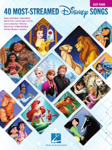 The 40 Most-Streamed Disney Songs: Easy Piano Songbook The 40 Most-Streamed Disney Songs: Easy Piano Songbook