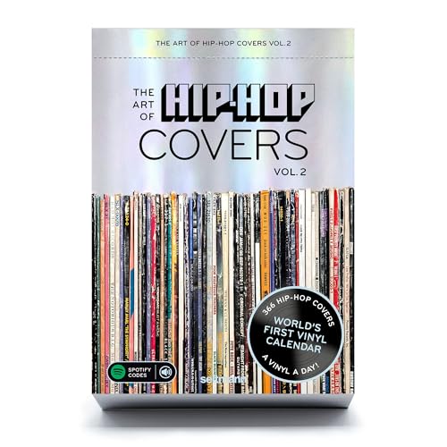 The Art of Hip-Hop Covers Vol. 2 – Tagesabreißkalender mit 365 Best-of Hip-Hop Vinyl Covern aus über 5 Jahrzehnten. Zusätzlich mit praktischen Spotify Codes. von Seltmann Publishers
