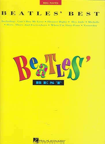 Beatles Best: Big-Note Piano