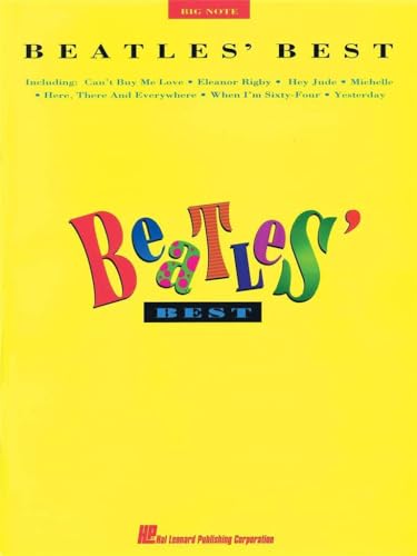 Beatles Best: Big-Note Piano von HAL LEONARD