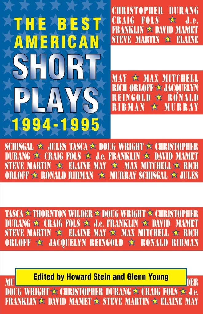The Best American Short Plays 1994-1995 von Applause