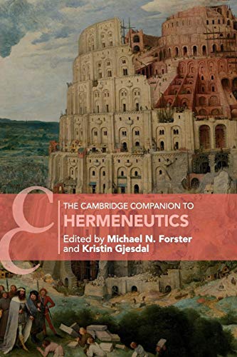 The Cambridge Companion to Hermeneutics (Cambridge Companions)