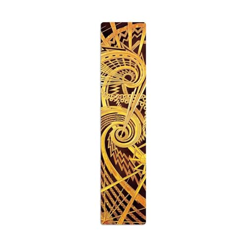 The Chanin Spiral Bookmark: Double sided Bookmark, textured, rounded edges (New York Deco) von Paperblanks