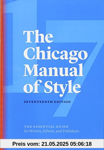 The Chicago Manual of Style