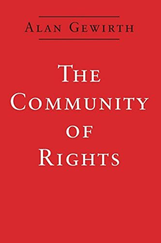 The Community of Rights The Community of Rights