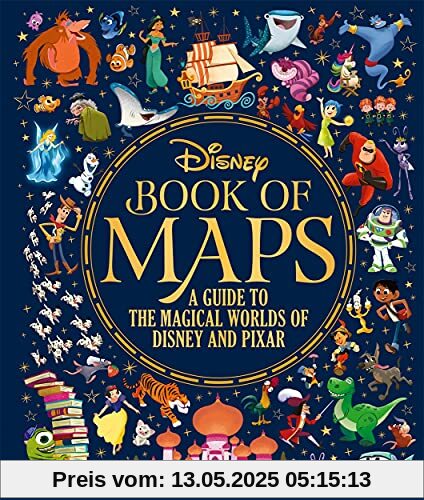 The Disney Book of Maps: A Guide to the Magical Worlds of Disney and Pixar